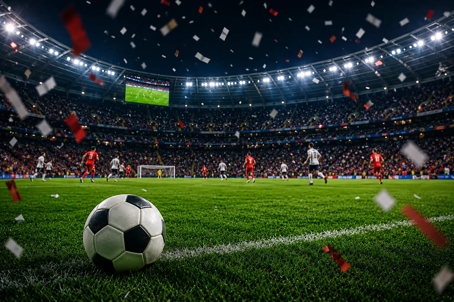 fifa worldcup Excitement under the stadium lights